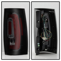 Spyder Chevrolet Suburban 1500/Suburban 2500/Tahoe/Yukon/Yukon XL 1500/Yukon XL 2500 07-14 Version 2 Light Bar LED Tail Lights Black Smoke