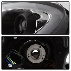 Spyder Signature Mini Cooper Countryman 11-15 Halogen Model Only LBDRL Projector Headlights Not Compatible w/Xenon/HID Model Black