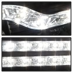 Spyder Signature Chevrolet Silverado 1500/Silverado 2500 HD/Silverado 3500 HD 07-13 Version 2 DRL LED Projector Headlights Black