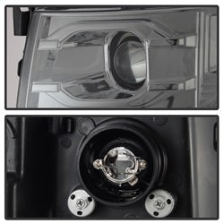 Spyder Signature Chevrolet Silverado 1500/Silverado 2500 HD/Silverado 3500 HD 07-13 Version 3 DRL LED Projector Headlights Smoke