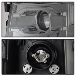 Spyder Signature Chevrolet Silverado 1500/Silverado 2500 HD/Silverado 3500 HD 07-13 Version 3 DRL LED Projector Headlights Smoke