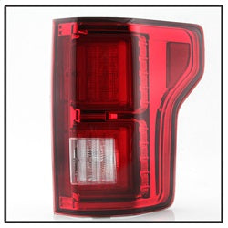 Spyder Ford F-150 15-17 Not Compatible w/Rear Blind Spot Sensor Models Light Bar LED Tail Lights Red Clear