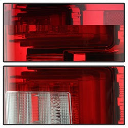 Spyder Ford F-150 15-17 Not Compatible w/Rear Blind Spot Sensor Models Light Bar LED Tail Lights Red Clear