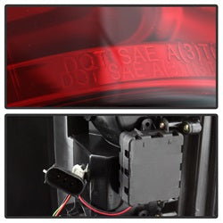 Spyder Ford F-150 15-17 Not Compatible w/Rear Blind Spot Sensor Models Light Bar LED Tail Lights Red Clear