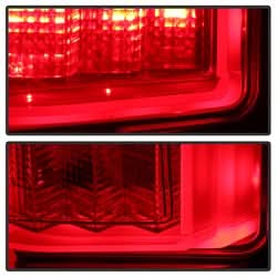 Spyder Ford F-150 15-17 Not Compatible w/Rear Blind Spot Sensor Models Light Bar LED Tail Lights Red Clear
