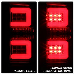 Spyder Chevrolet Silverado 1500/Silverado 2500 HD/Silverado 3500 HD 16-17 Red Clear Light Bar LED Tail Lights
