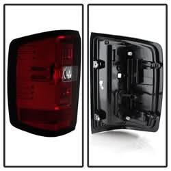 Spyder Chevrolet Silverado 1500/Silverado 2500 HD/Silverado 3500 HD 16-17 Red Clear Light Bar LED Tail Lights