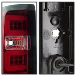 Spyder Chevrolet Silverado 1500/Silverado 2500 HD/Silverado 3500 HD 16-17 Red Clear Light Bar LED Tail Lights