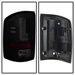 Spyder GMC Sierra 1500/Sierra 2500 HD/Sierra 3500 HD 16-17 Will Only Fit Factory LED Models Light Bar LED Tail Lights Black Smoke