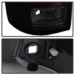 Spyder GMC Sierra 1500/Sierra 2500 HD/Sierra 3500 HD 16-17 Will Only Fit Factory LED Models Light Bar LED Tail Lights Black Smoke