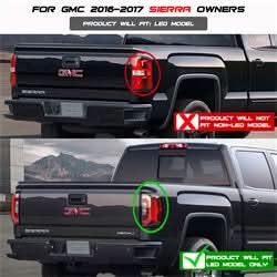 Spyder GMC Sierra 1500/Sierra 2500 HD/Sierra 3500 HD 16-17 Will Only Fit Factory LED Models Light Bar LED Tail Lights Red Clear