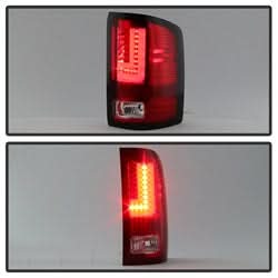 Spyder GMC Sierra 1500/Sierra 2500 HD/Sierra 3500 HD 16-17 Will Only Fit Factory LED Models Light Bar LED Tail Lights Red Clear