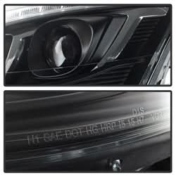Spyder Signature Mercedes-Benz S450/S550/S600 08-09 Xenon/HID Model Only DRL LED Projector Headlights Not Compatible With Halogen Model Black