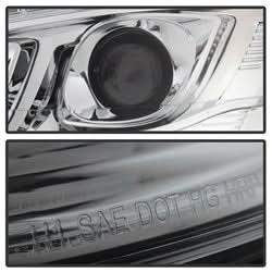 Spyder Signature Mercedes-Benz S450/S550/S600 08-09 Xenon/HID Model Only DRL LED Projector Headlights Not Compatible With Halogen Model Chrome