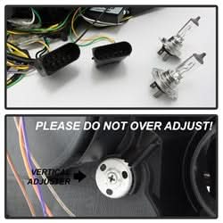 Spyder Signature Mercedes-Benz S450/S550/S600 08-09 Xenon/HID Model Only DRL LED Projector Headlights Not Compatible With Halogen Model Chrome