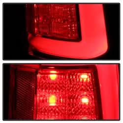 Spyder Dodge Ram 1500/Ram 2500/Ram 3500/1500/2500/3500 09-10 Incandescent Model Only Light Bar LED Tail Lights Not Compatible w/LED Model Red Clear