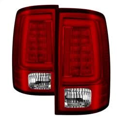 Spyder Ram 1500/2500/3500 13-18 LED Model Only LED Tail Lights Not Compatible w/Incandescent Model Red Clear