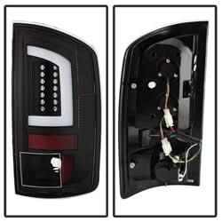 Spyder Dodge Ram 1500/Ram 2500/Ram 3500 02-06 Version 3 Light Bar LED Tail Lights Black