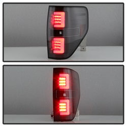 Spyder Ford F-150 09-14 Version 2 Light Bar LED Tail Lights Black