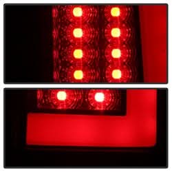 Spyder Dodge Ram 1500/Ram 2500/Ram 3500 07-08 Version 3 Light Bar LED Tail Lights Black Smoke