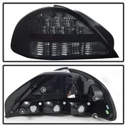 Spyder Pontiac Grand Am 99-05 Black Smoke LED Tail Lights