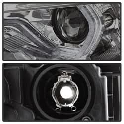 Spyder Signature BMW 320i/320i xDrive/328d/328d xDrive/328i/328i xDrive/335i/335i xDrive 12-14 Smoke DRL LED Projector Headlights