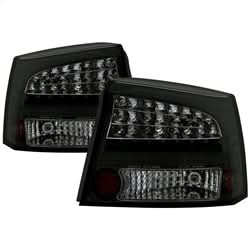 Spyder Dodge Charger 06-08 LED Model Only LED Tail Lights Not Compatible w/Incandescent Model Black Smoke