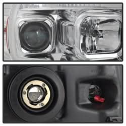 Spyder Signature Ford F-150/F-150 Heritage 04-08 Light Bar Projector Headlights Chrome