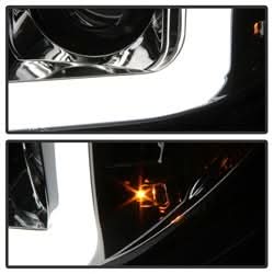 Spyder Signature Toyota Sequoia/Tundra 08-13 Light Bar DRL Projector Headlights Version 2 Chrome