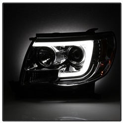 Spyder Signature Toyota Tacoma 05-11 Light Bar DRL Projector Headlights Version 2 Chrome