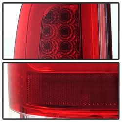 Spyder Ford F-250 Super Duty/F-350 Super Duty/F-450 Super Duty 08-16 Version 3 Light Bar LED Tail Lights Red Clear