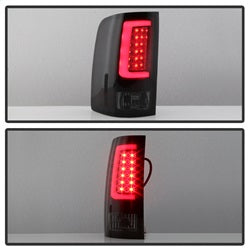 Spyder GMC Sierra 1500/Sierra 2500 HD/Sierra 3500 HD 07-13 Version 2 Light Bar LED Tail Lights Black Smoke