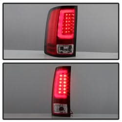 Spyder GMC Sierra 1500/Sierra 2500 HD/Sierra 3500 HD 07-13 Version 2 Light Bar LED Tail Lights Red Clear