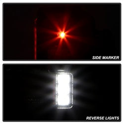Spyder Jeep Wrangler (JK JKU) 07-18 Version 2 Light Bar Sequential Turn Signal LED Tail Lights - Black