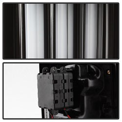 Spyder Jeep Wrangler (JK JKU) 07-18 Version 2 Light Bar Sequential Turn Signal LED Tail Lights - Black
