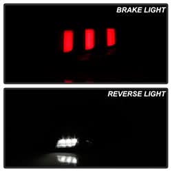Spyder Ford Mustang 10-12 Light Bar LED Tail Lights w/Sequential Turn Signal Black