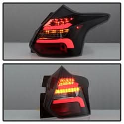 Spyder Ford Focus 12-14 Black Smoke LED Tail Lights