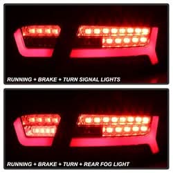 Spyder Audi A6 09-12 Black LED Tail Lights
