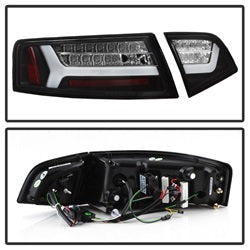Spyder Audi A6 09-12 Black LED Tail Lights