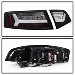 Spyder Audi A6 09-12 Black LED Tail Lights
