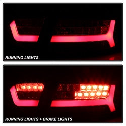 Spyder Audi A6 09-12 Black LED Tail Lights