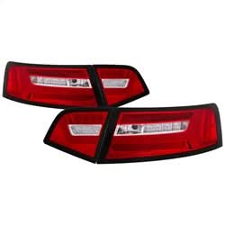 Spyder Audi A6 09-12 Red Clear LED Tail Lights