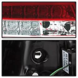 Spyder Audi A6 09-12 Red Clear LED Tail Lights