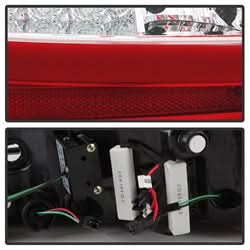 Spyder Audi A6 09-12 Red Clear LED Tail Lights