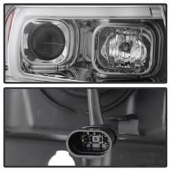 Spyder Signature Jeep Grand Cherokee 99-04 Version 2 Projector Headlights Light Bar Chrome