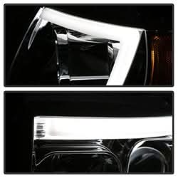 Spyder Signature Jeep Grand Cherokee 99-04 Version 2 Projector Headlights Light Bar Chrome