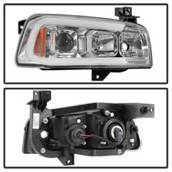 Spyder Signature Dodge Charger 06-10 Halogen Model Only Projector Headlights Not Compatible With Xenon/HID Model Chrome