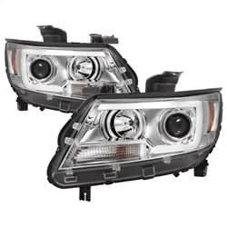 Spyder Signature Chevrolet Colorado 15-17 Light Bar Projector Headlights Chrome