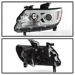 Spyder Signature Chevrolet Colorado 15-17 Light Bar Projector Headlights Chrome