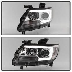 Spyder Signature Chevrolet Colorado 15-17 Light Bar Projector Headlights Chrome